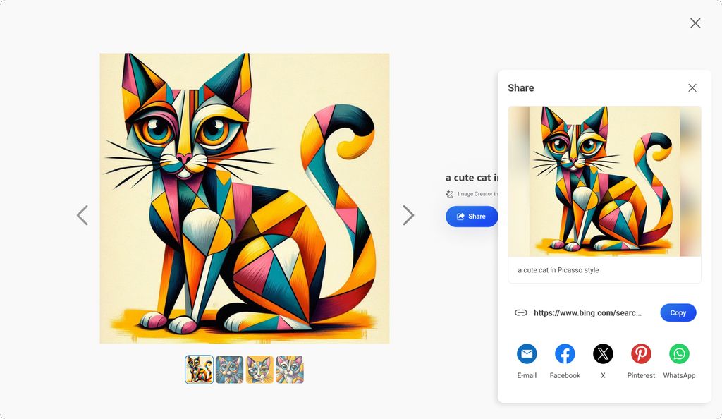 Bing Image Creator 升级：AI 创作速度翻倍、必应搜索可直接生成