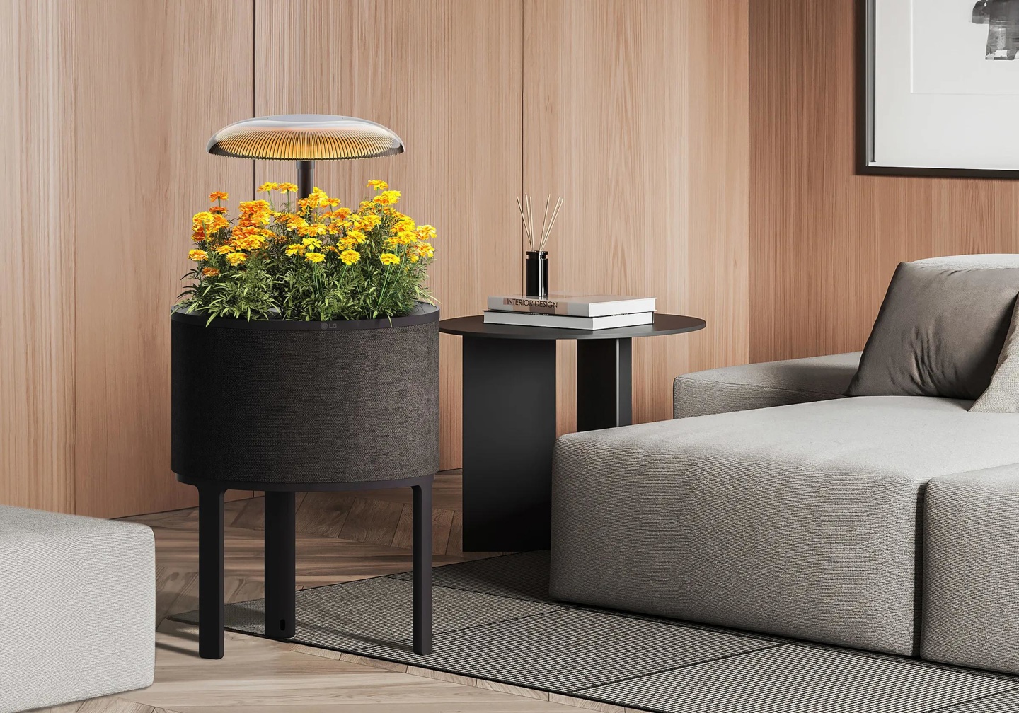 LG 推出新型落地灯：融合智能园艺，可用于种植、培育植物
