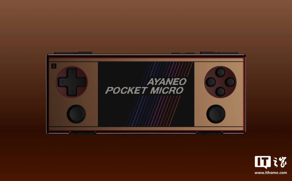 AYANEO Pocket MICRO 复古金限定版游戏掌机发布，预售 1699 元
