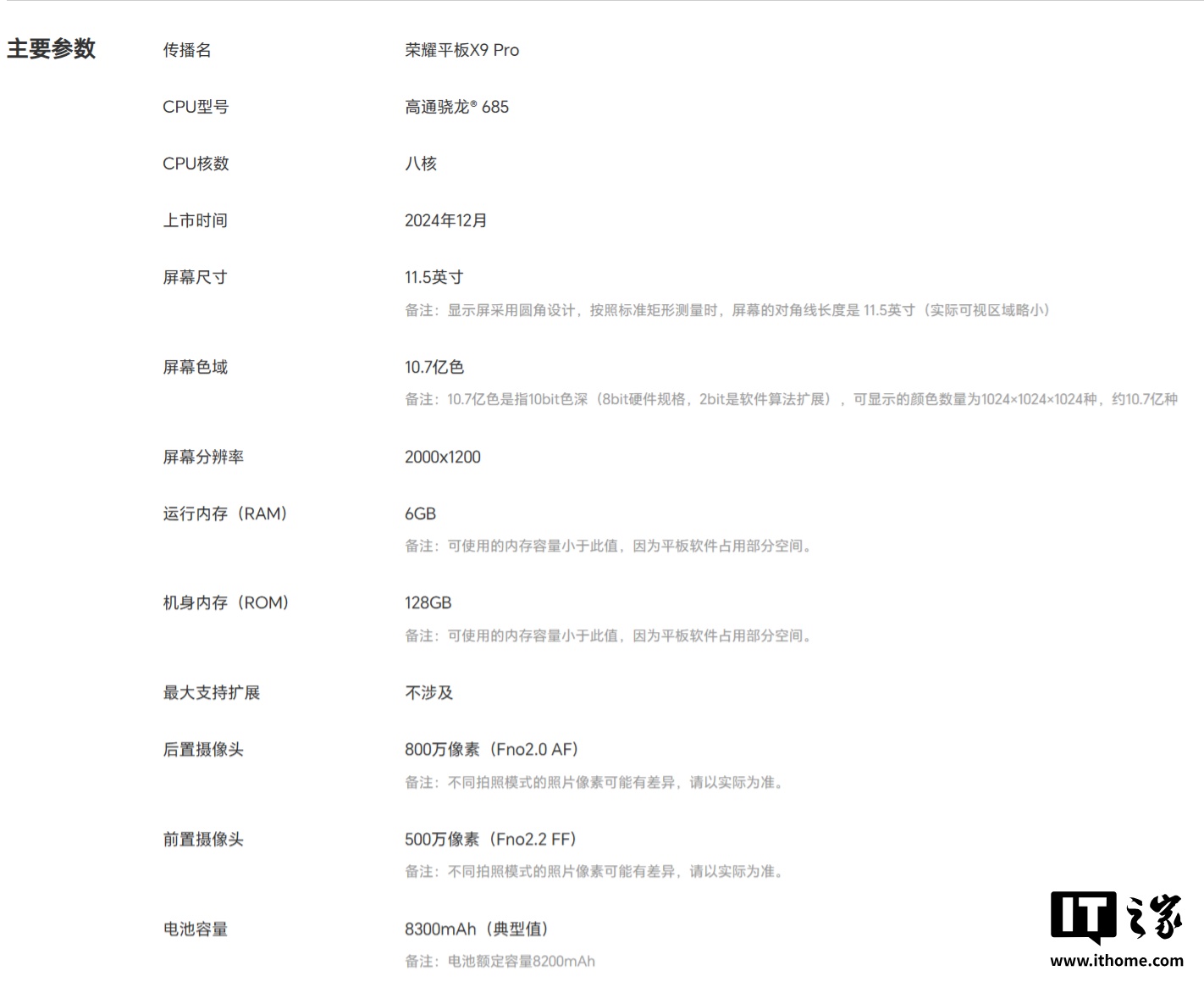 荣耀平板 X9 Pro 发布：11.5 英寸 120Hz 屏、骁龙 685，1099 元起