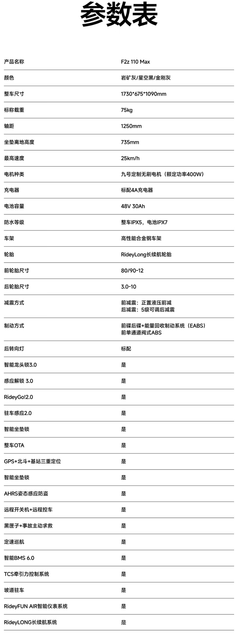九号电动车三款新品亮相：M3 95c MAX、F2z 110 MAX、Fz 110 下周发布