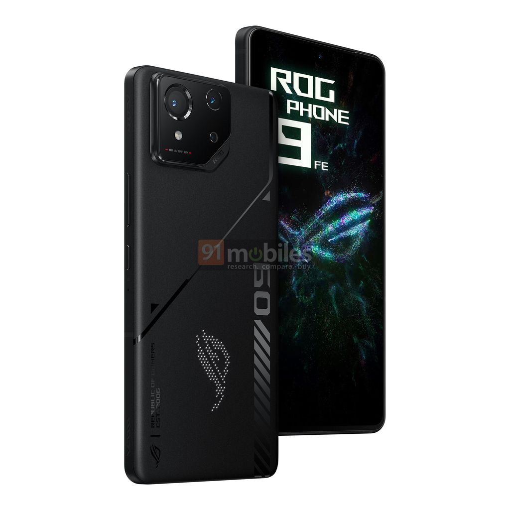 华硕 ROG 电竞手机 9 FE 抢先看：骁龙 8 Gen 3 芯片、5500mAh 电池、6.78 英寸屏幕