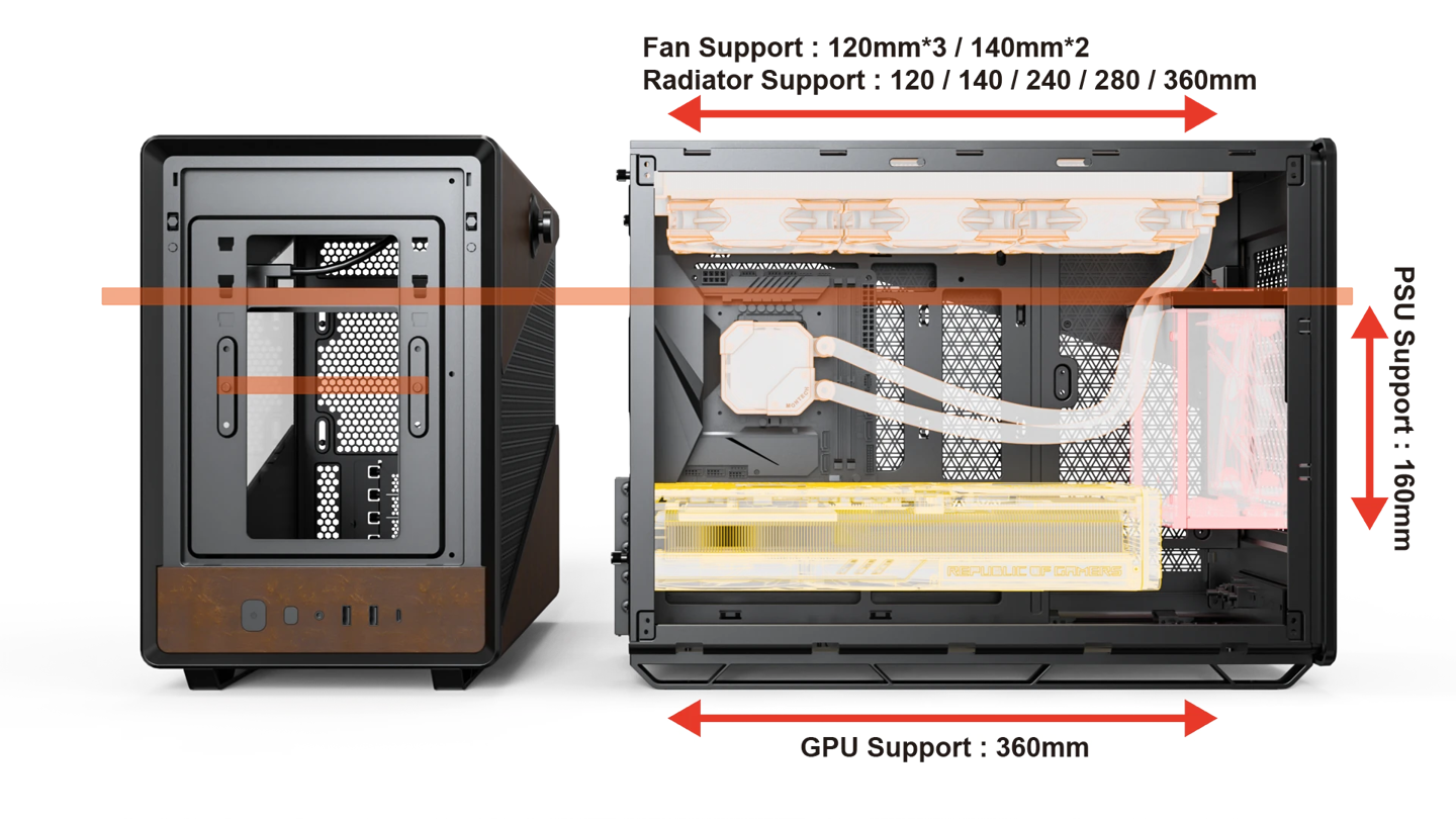 环保皮革表面设计，MONTECH 推出附提带 M-ATX 机箱 Heritage