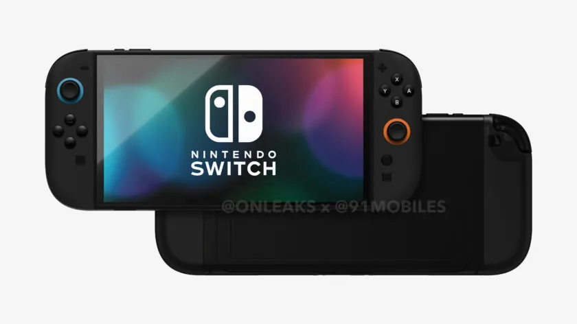 任天堂 Switch 2 最新高清渲染图出炉，尺寸更大、Joy-Con 手柄新增按钮