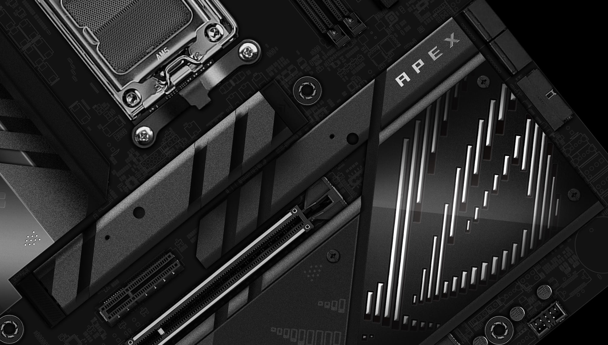 华硕 ROG 首款超频取向 AMD 主板 CROSSHAIR X870E APEX 官宣，已拿下 8 项全球第一