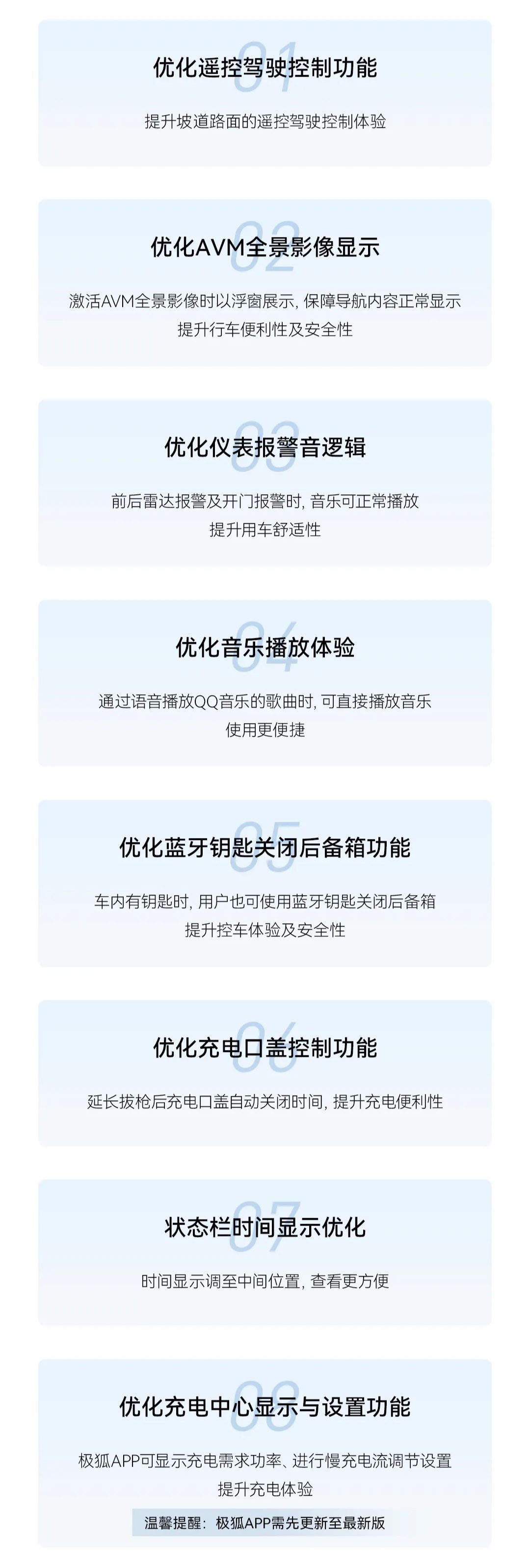 极狐阿尔法 T5 汽车 OTA 升级，新增哨兵模式、车机管家