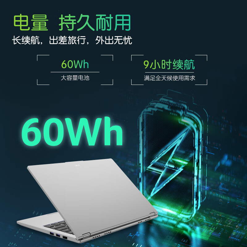 宏碁非凡 Go Pro 14 英寸笔记本“i5-13420H + 16G + 1T”版配置首销，4799 元