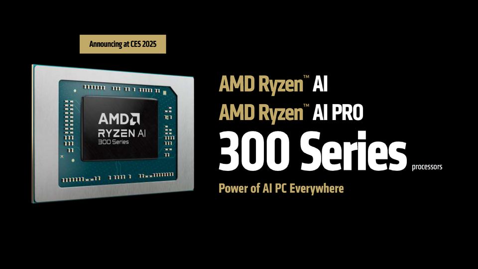 AMD 发布 Ryzen AI 300 / Pro 系列 APU，比英特尔 Lunar Lake 性能最多高 78%