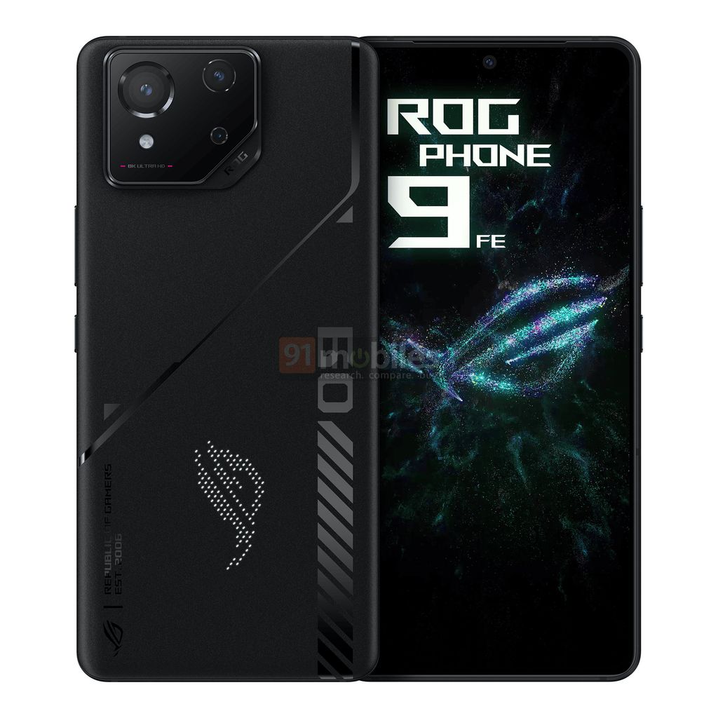 华硕 ROG 电竞手机 9 FE 抢先看：骁龙 8 Gen 3 芯片、5500mAh 电池、6.78 英寸屏幕