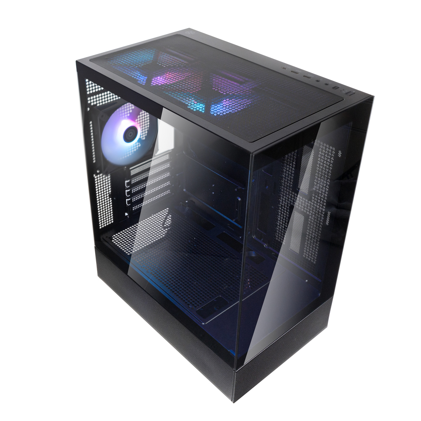 银昕推出“270° 全景海景房”机箱 Lucid 04，支持 M-ATX 主板