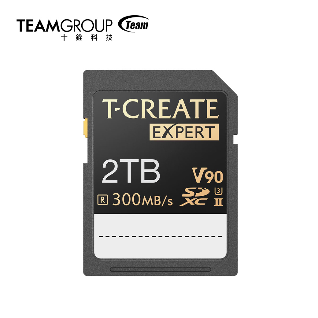 十铨推出业界首款 V90 认证 2TB SDXC 存储卡：UHS-II 规范，IP67 防护