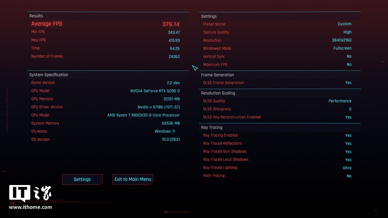 【IT之家评测室】七彩虹 iGame GeForce RTX 5090 D Vulcan OC 32GB 火神显卡评测：游戏玩家的神，DLSS 4 颠覆游戏性能体验