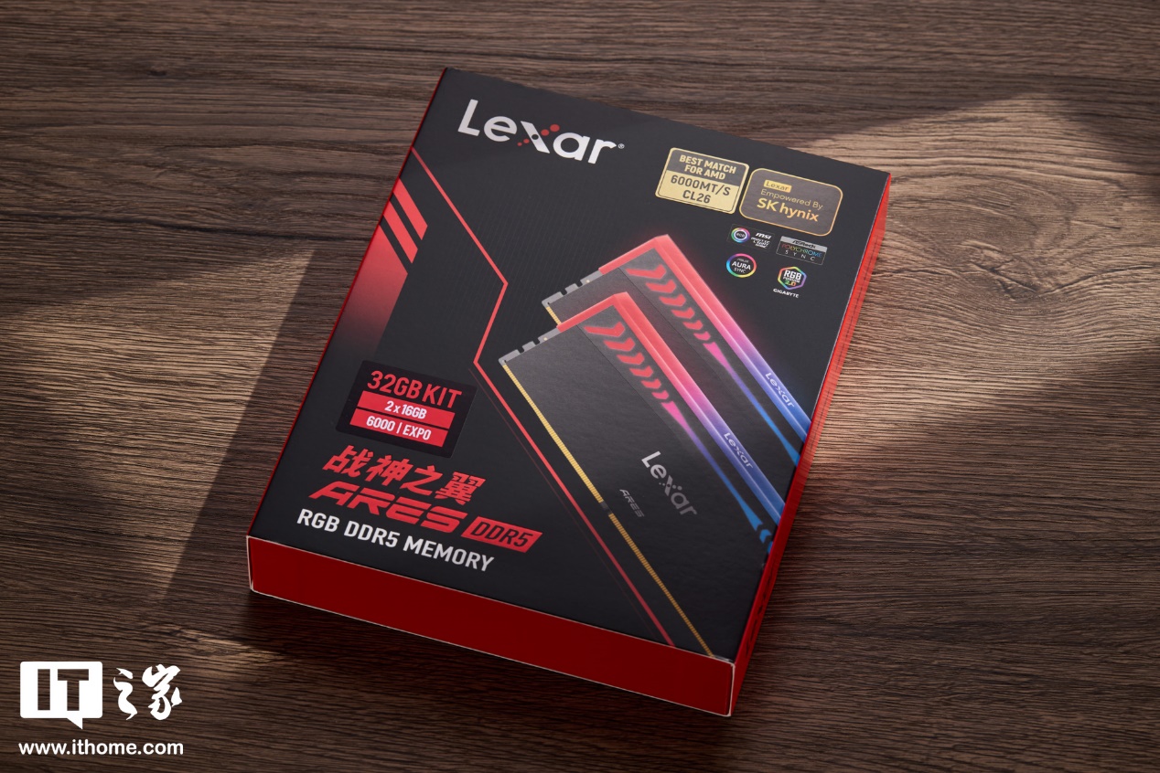 【IT之家评测室】雷克沙战神之翼 ARES RGB DDR5 6000 C26 内存体验：超低时序 + 海力士颗粒认证，专为 AMD 平台打造