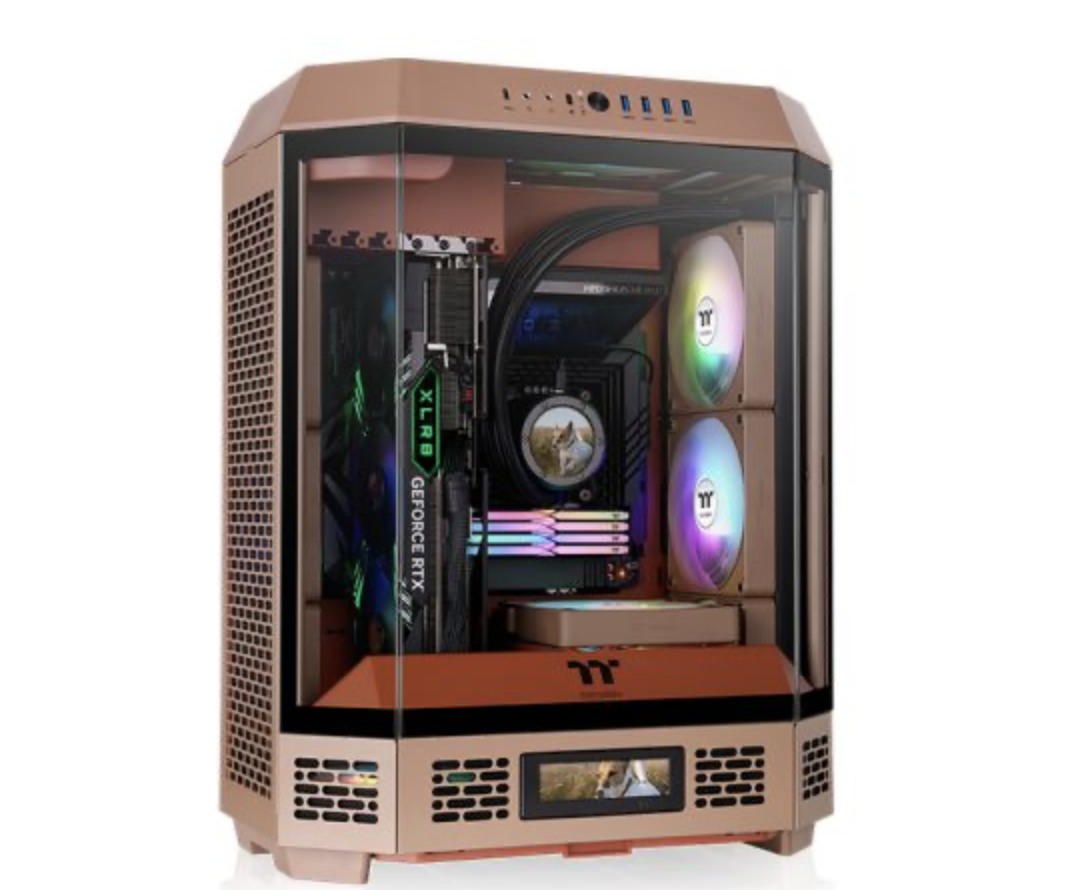 曜越透视 The Tower 600 中塔 ATX 机箱 CES 2025 新增“竞速绿”“砾石砂”等 4 款配色，1199 元