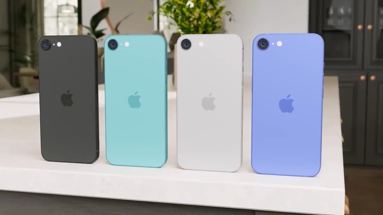 苹果 iPhone SE 4 和 iPhone 17 Slim 渲染视频曝光