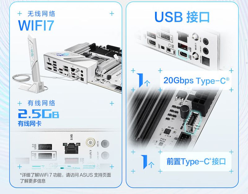 华硕 ROG STRIX B850-A GAMING WIFI 吹雪主板开售，AMD 锐龙 9000 处理器的高颜搭档