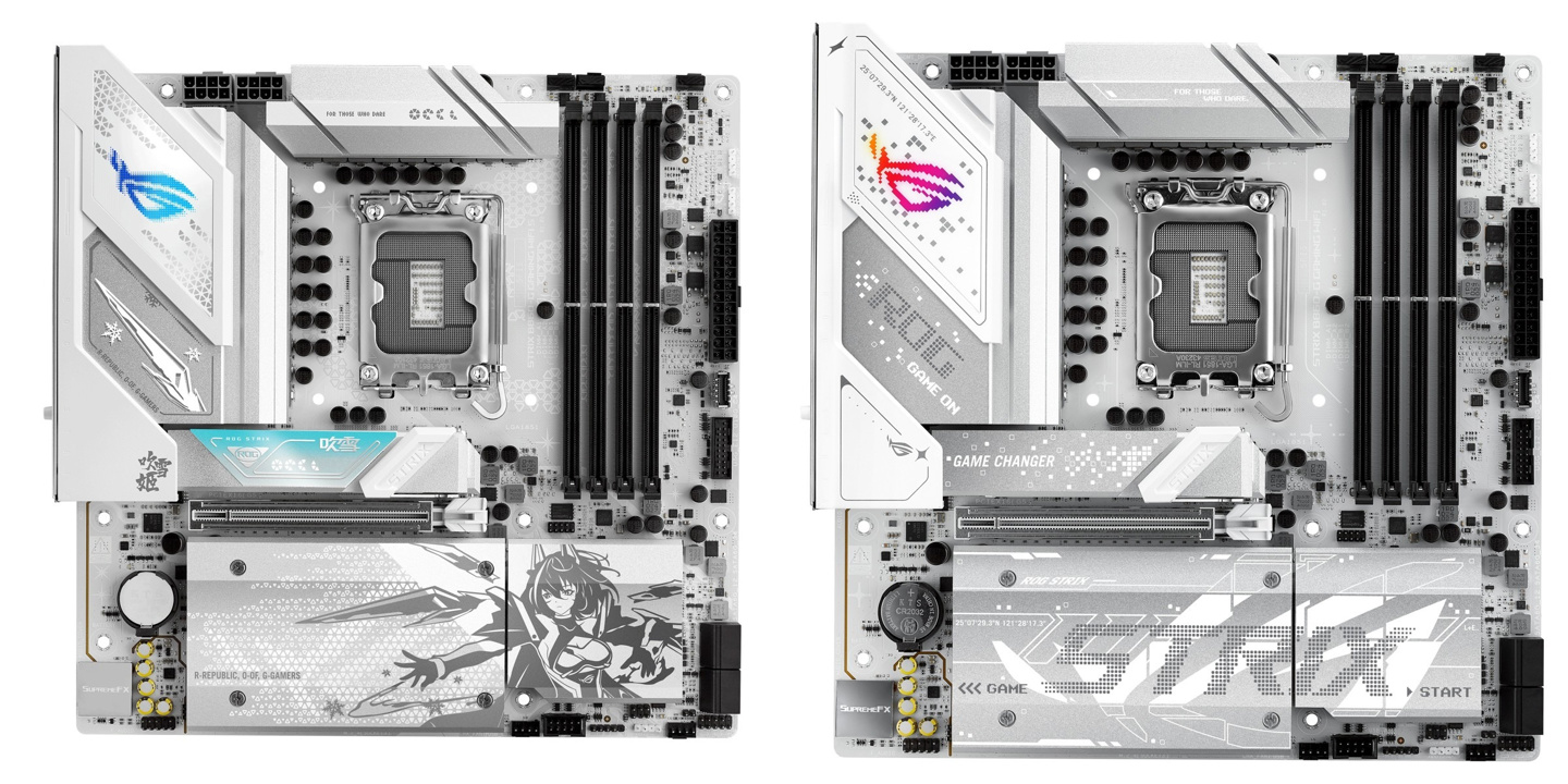 更多“吹雪”二次元主板，华硕推出 ROG STRIX B860-A / G GAMING WIFI S