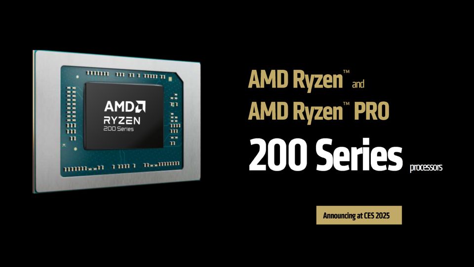 AMD 推 Ryzen 200 / Pro APU：Zen 4 升级、16 TOPS 算力，平衡性能与功耗