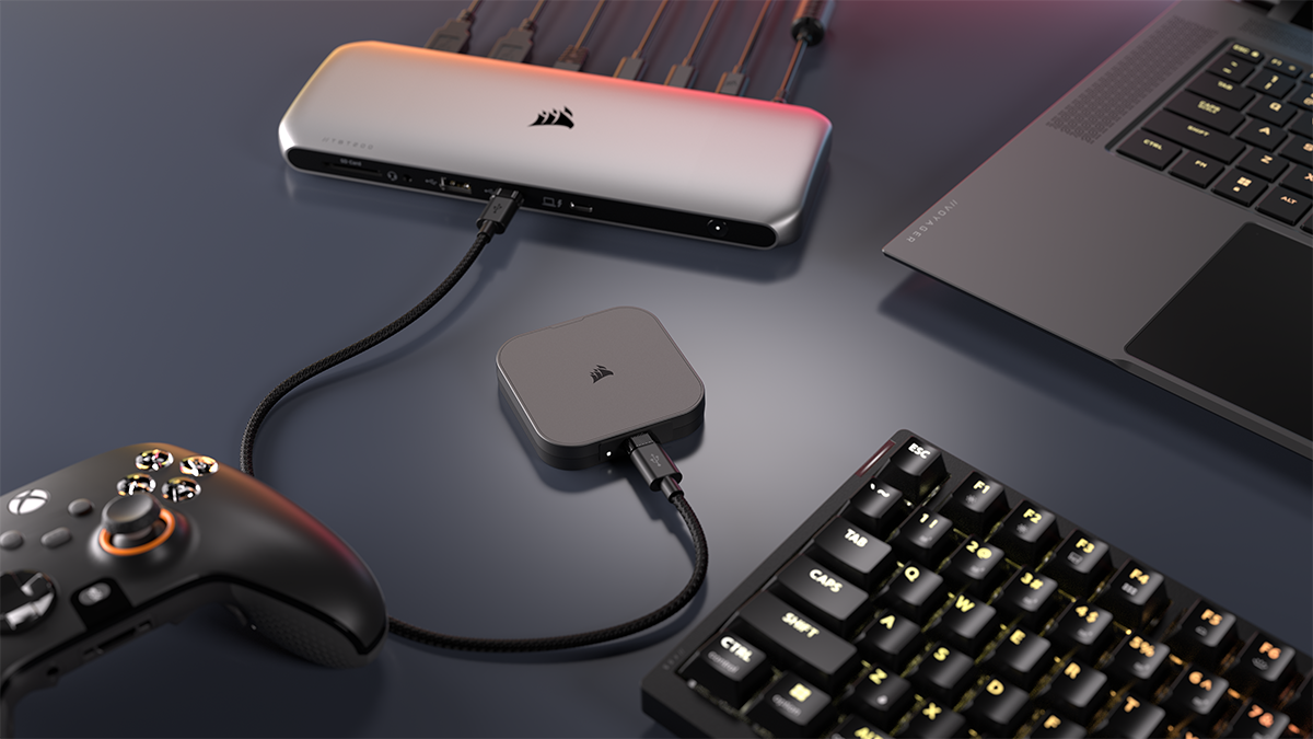 海盗船推出高速 USB4 磁吸移动固态硬盘 EX400U，1~4TB 容量可选