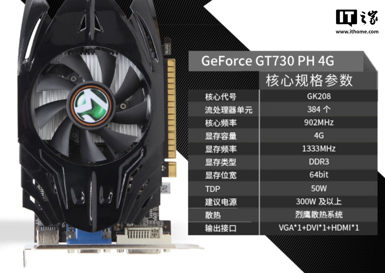 铭瑄再次推出“十年老将”GT 730 入门显卡：可选 2GB / 4GB 显存，329 元起