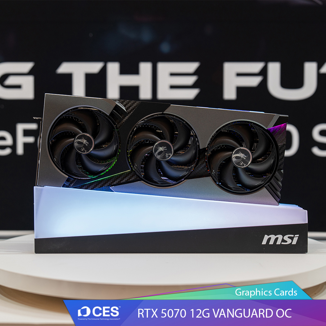 微星推出全新 VANGUARD 神龙、INSPIRE 硬派师系列 GeForce RTX 50 显卡