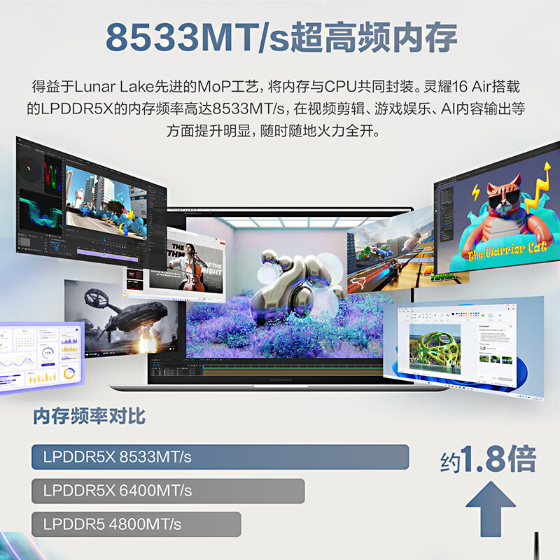 华硕灵耀 16 Air 笔记本 2025 开售：陶瓷铝设计、酷睿 Ultra 7-258V，国补价 7999 元