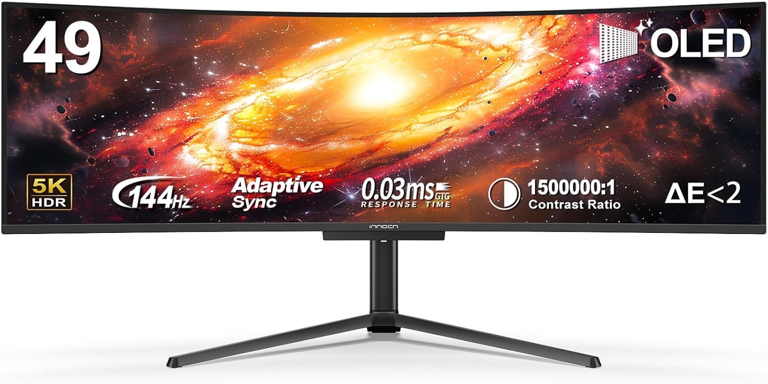 联合创新海外推出 DQHD 曲面 OLED 显示器 49Q1R：144Hz，999.99 美元