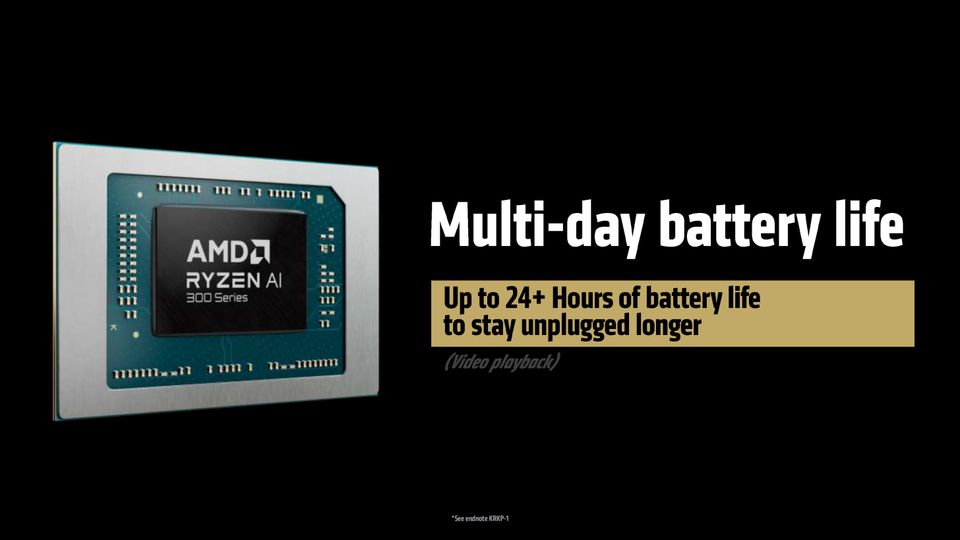 AMD 发布 Ryzen AI 300 / Pro 系列 APU，比英特尔 Lunar Lake 性能最多高 78%
