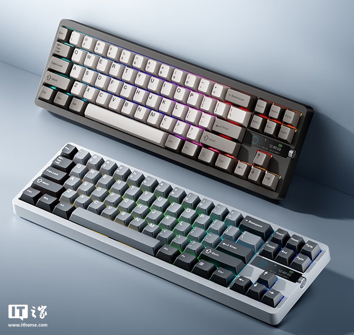 小米机械键盘 MK71 Pro 开售：71 键布局、1 英寸 LCD 屏，499 元