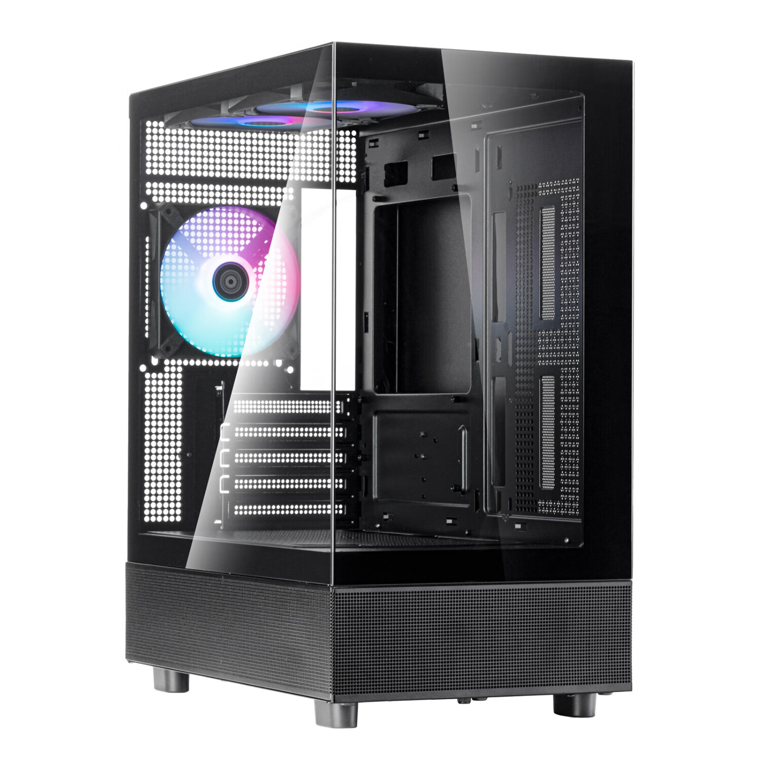银昕 LD04“全景海景房”M-ATX 机箱上市：标配三风扇，379 元起