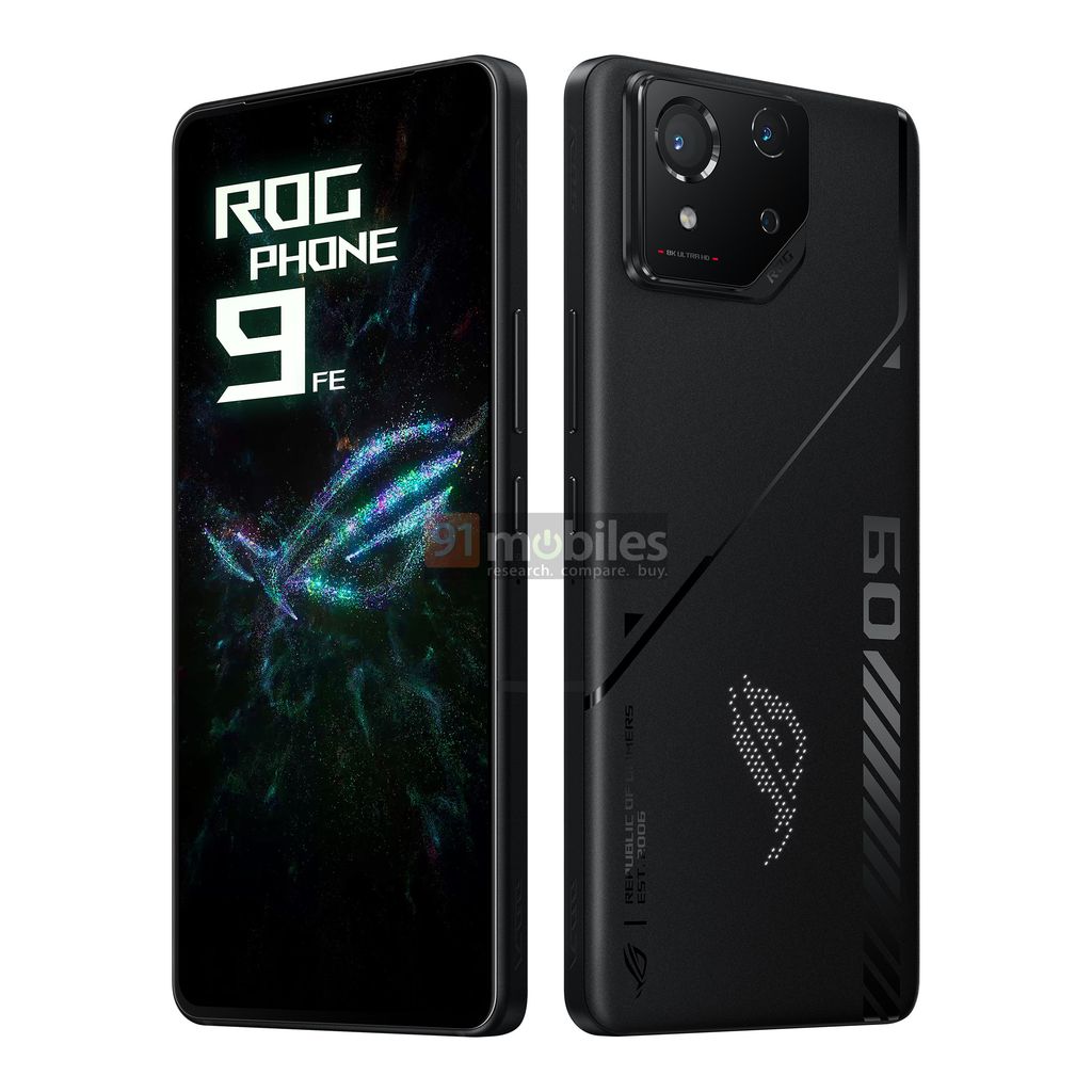 华硕 ROG 电竞手机 9 FE 抢先看：骁龙 8 Gen 3 芯片、5500mAh 电池、6.78 英寸屏幕