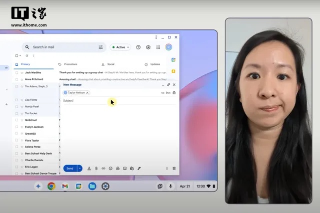 谷歌 ChromeOS 新功能：用头部动作和面部表情控制 Chromebook 电脑