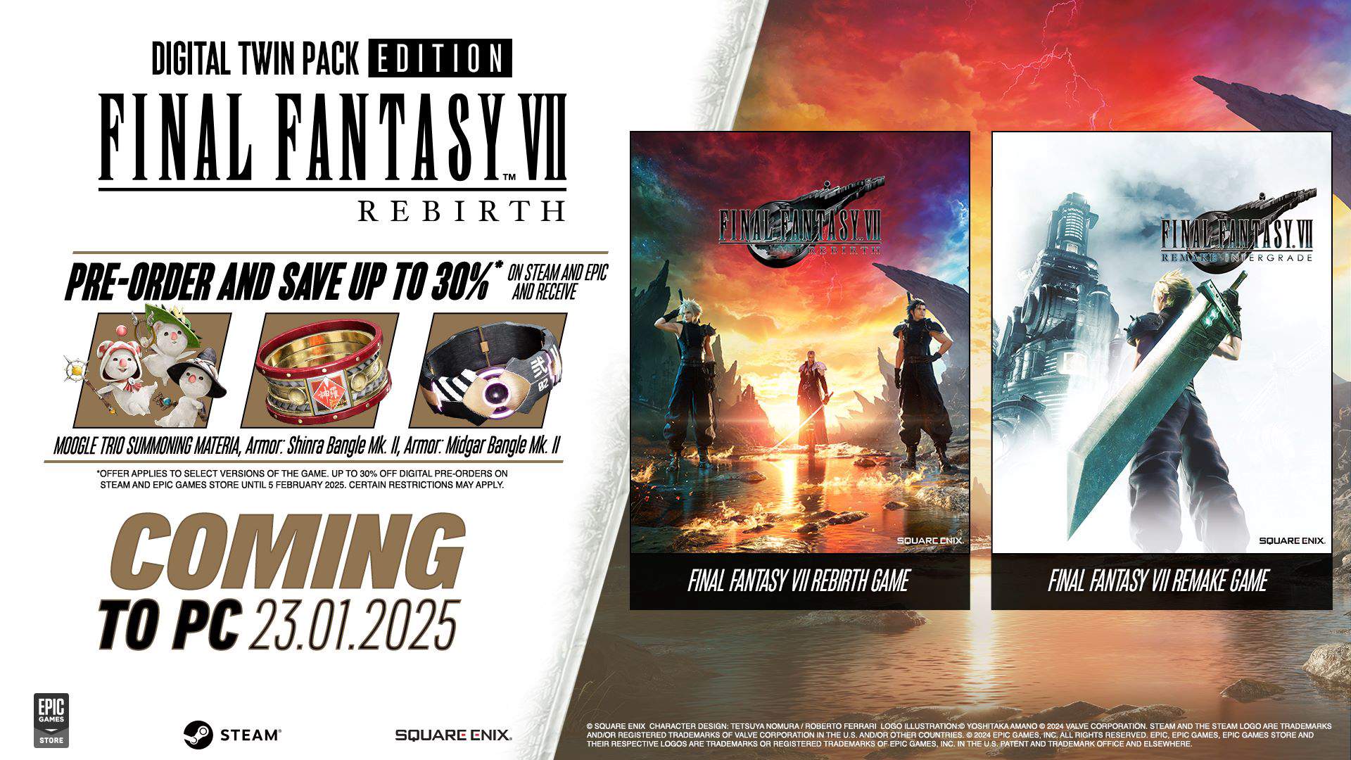 SE《最终幻想 7：重生》宣布通过 Steam Deck 游戏验证