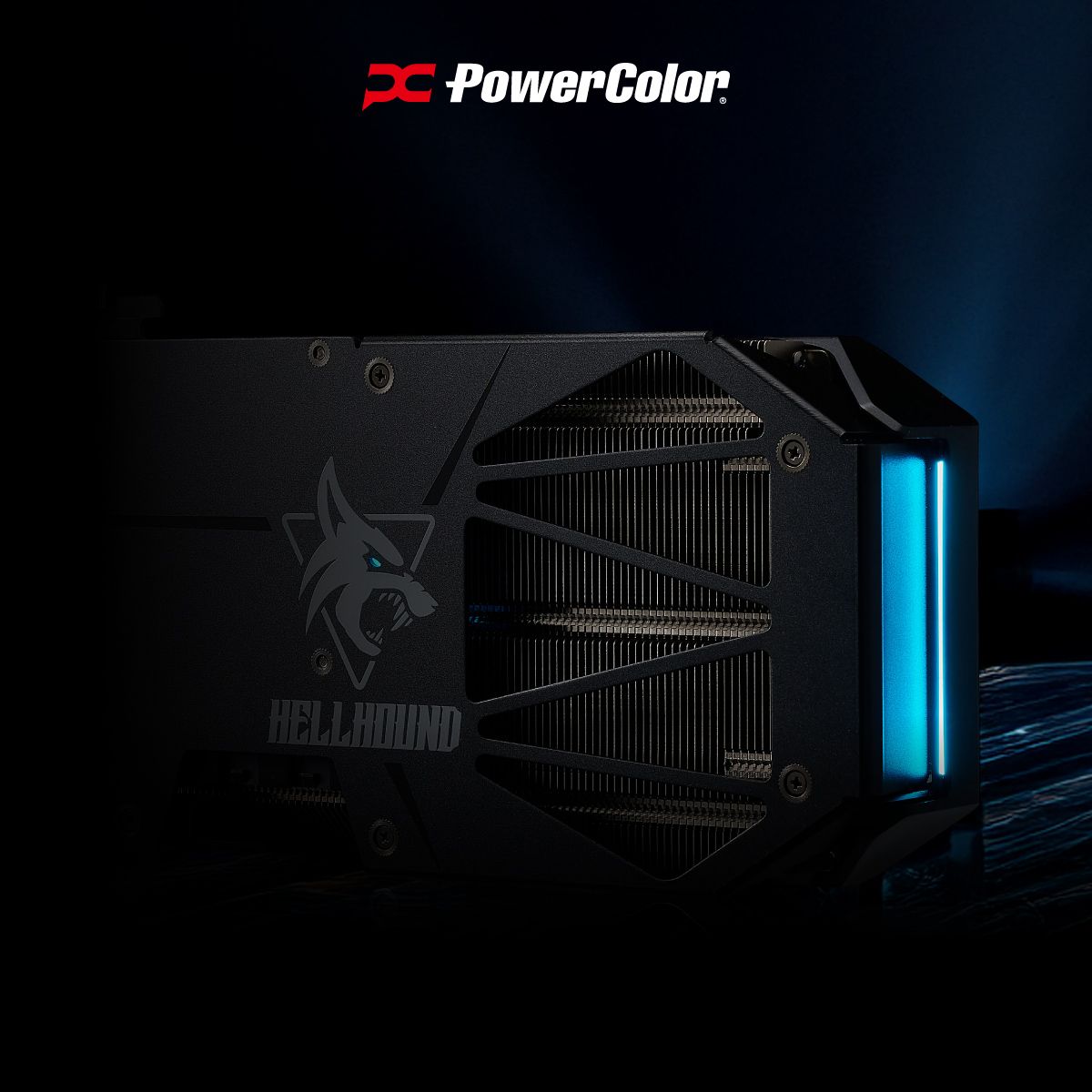 撼讯 PowerColor 预热新款“暗黑犬”显卡，全新尾部设计