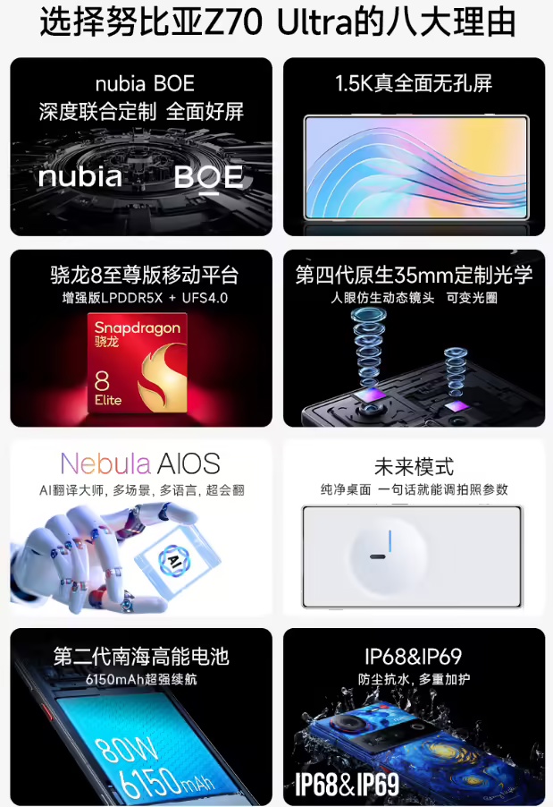 努比亚发布 Z70 Ultra 新年版手机：橘色机身，16 日开售