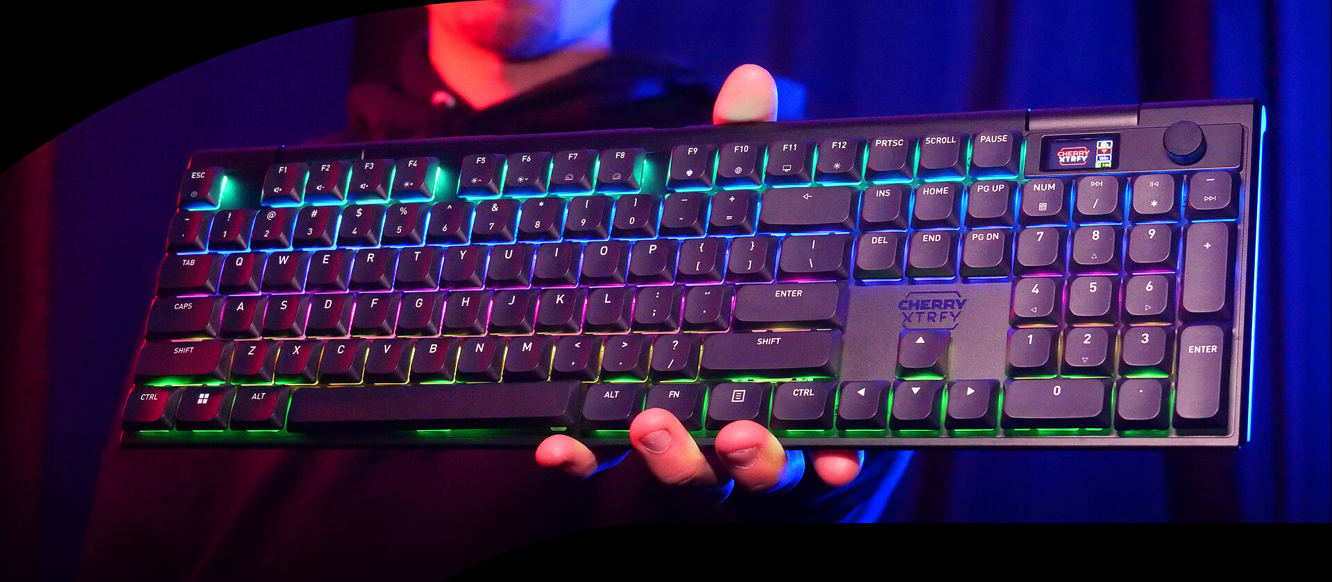 全配列矮轴：樱桃推出三模游戏机械键盘 CHERRY XTRFY MX 10.1 Wireless