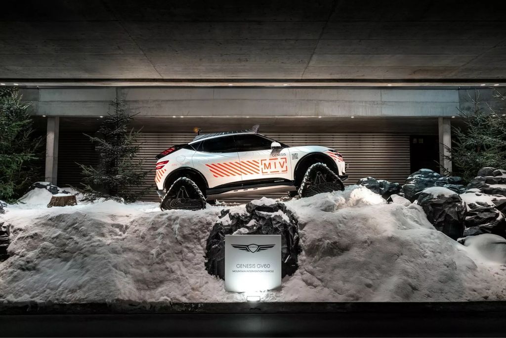 雪地狂飙：捷尼赛思推出 GV60 雪地救援概念车