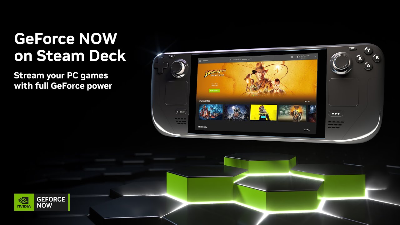 英伟达宣布将为 Steam Deck 及苹果 Vision Pro 推出原生 GeForce Now 云游戏应用