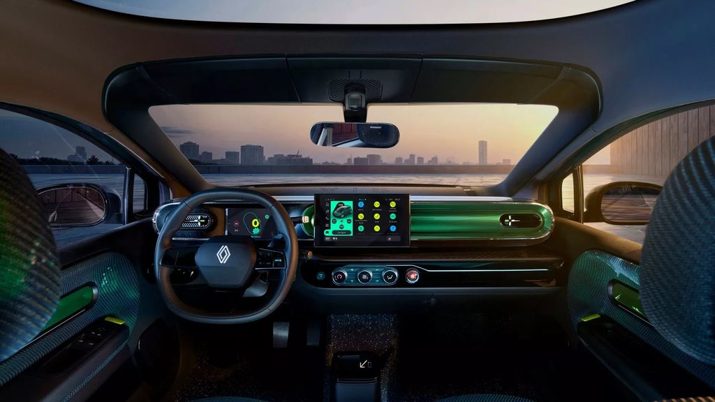 雷诺 Twingo E-Tech 电动概念车官图公布，剑指 2 万欧元市场