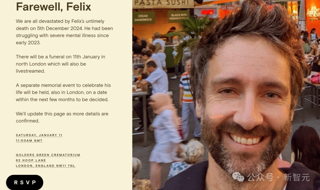 谷歌 DeepMind 天才科学家 Felix Hill 英年早逝，年仅 41 岁
