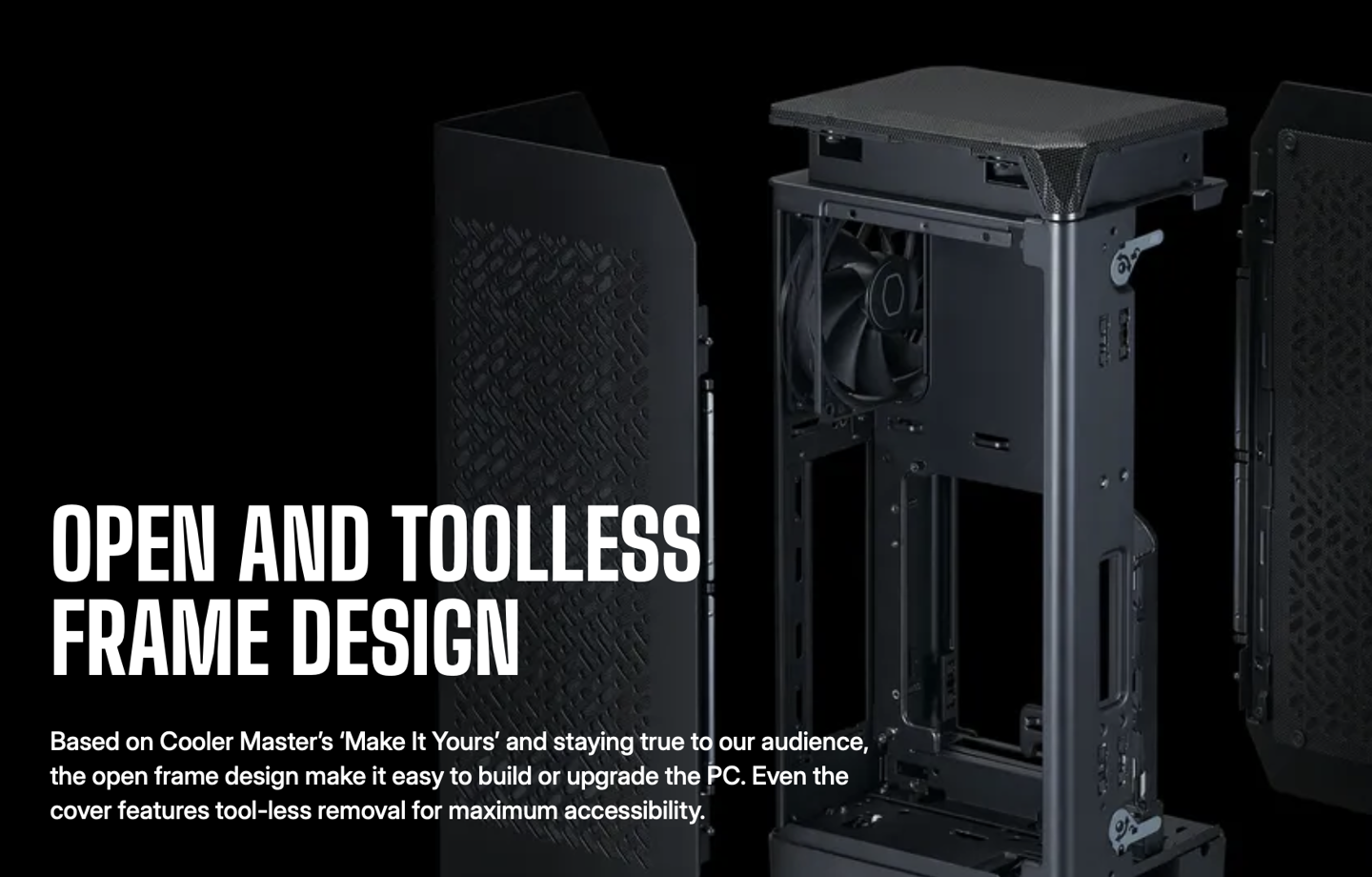 酷冷至尊推出 Ncore 100 Air Mini-ITX 机箱：免工具快拆设计、支持三插槽显卡