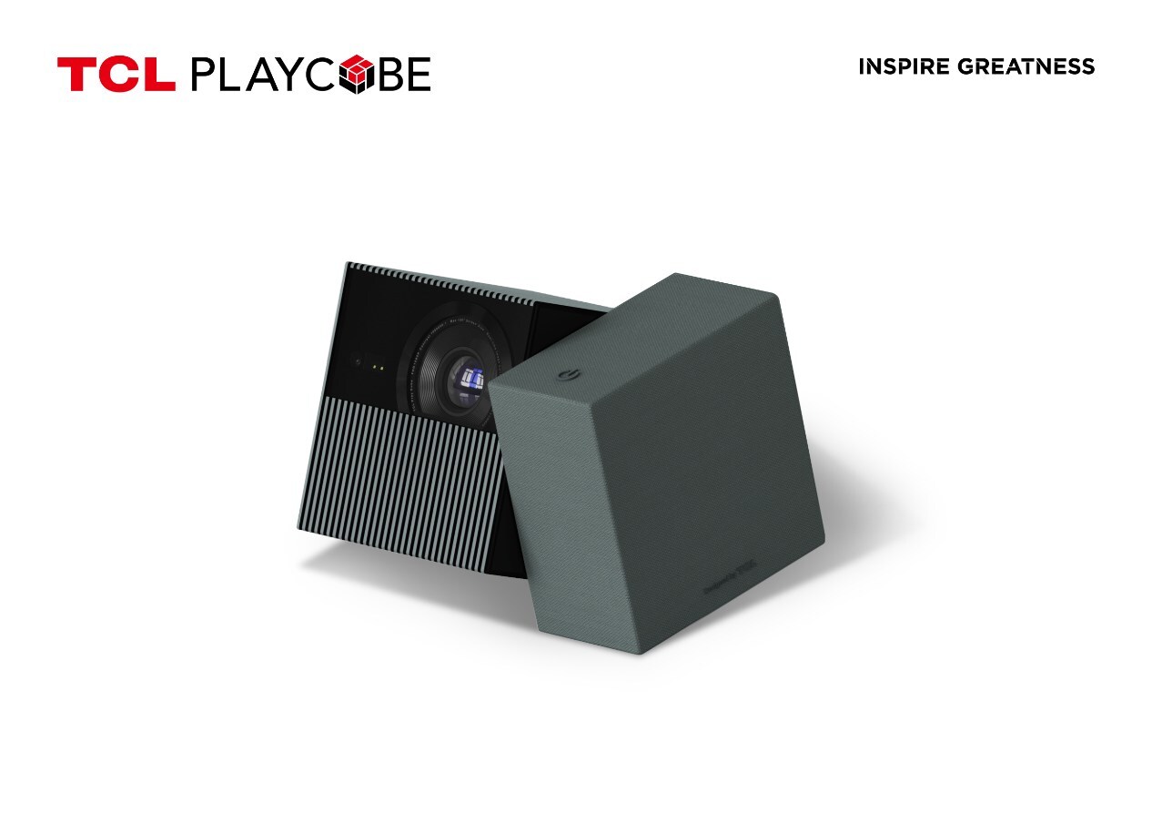 TCL 发布便携式投影仪 Playcube：独特旋转立方体设计，内置电池