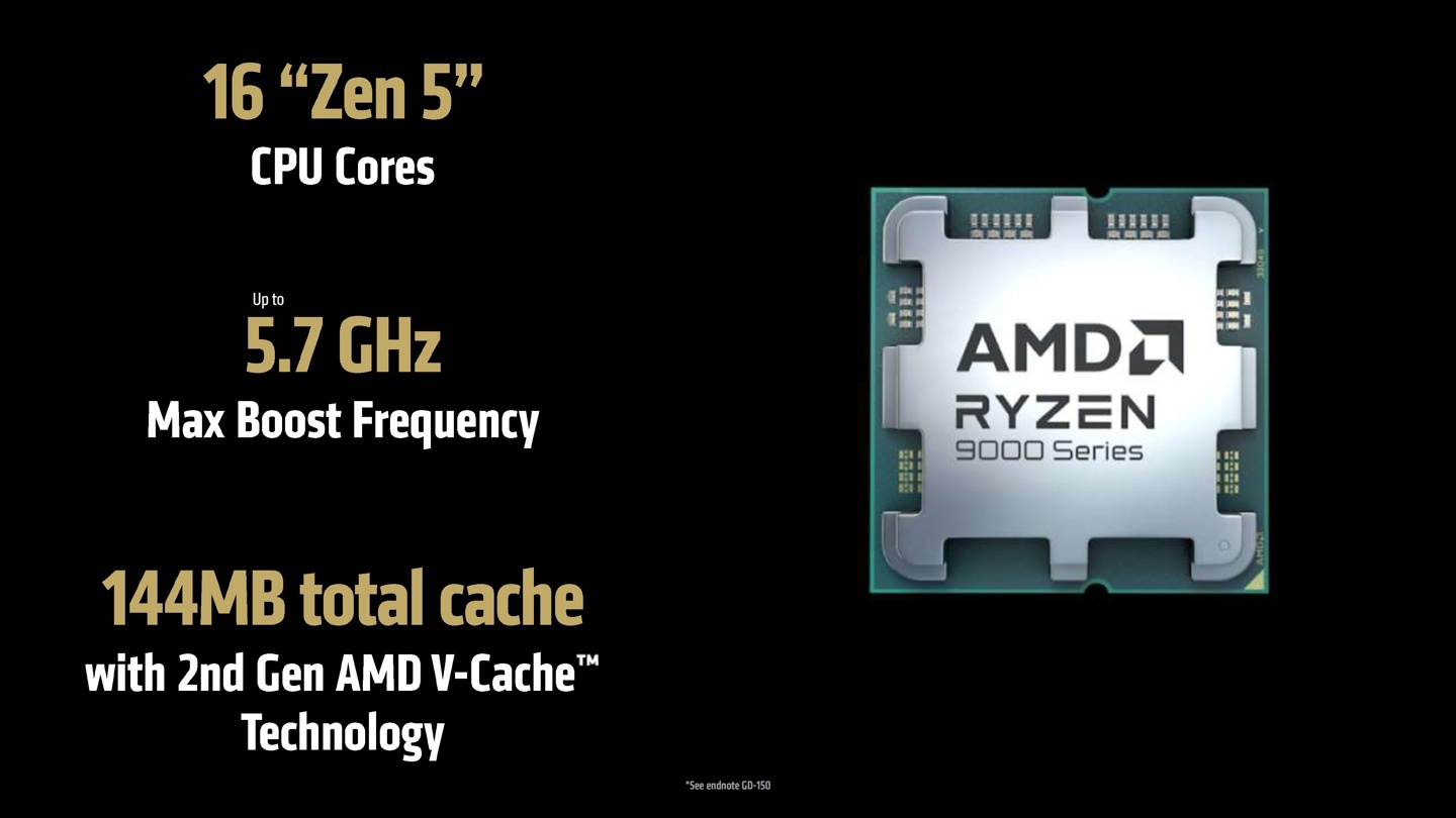 AMD 发布锐龙 9 9950X3D / 9900X3D 处理器，游戏性能再攀高峰