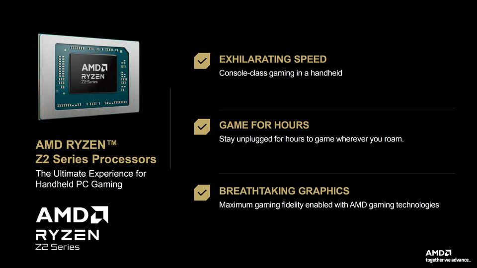 Ryzen Z2 系列 APU 登场：更强性能、更长续航，Zen 3/4/5 同堂，AMD 全方位覆盖掌机市场
