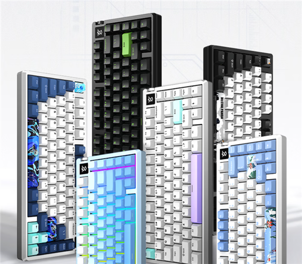 599元起！玄派玄熊猫PD75M V2机械键盘开售：彩屏+旋钮、索尼克轴