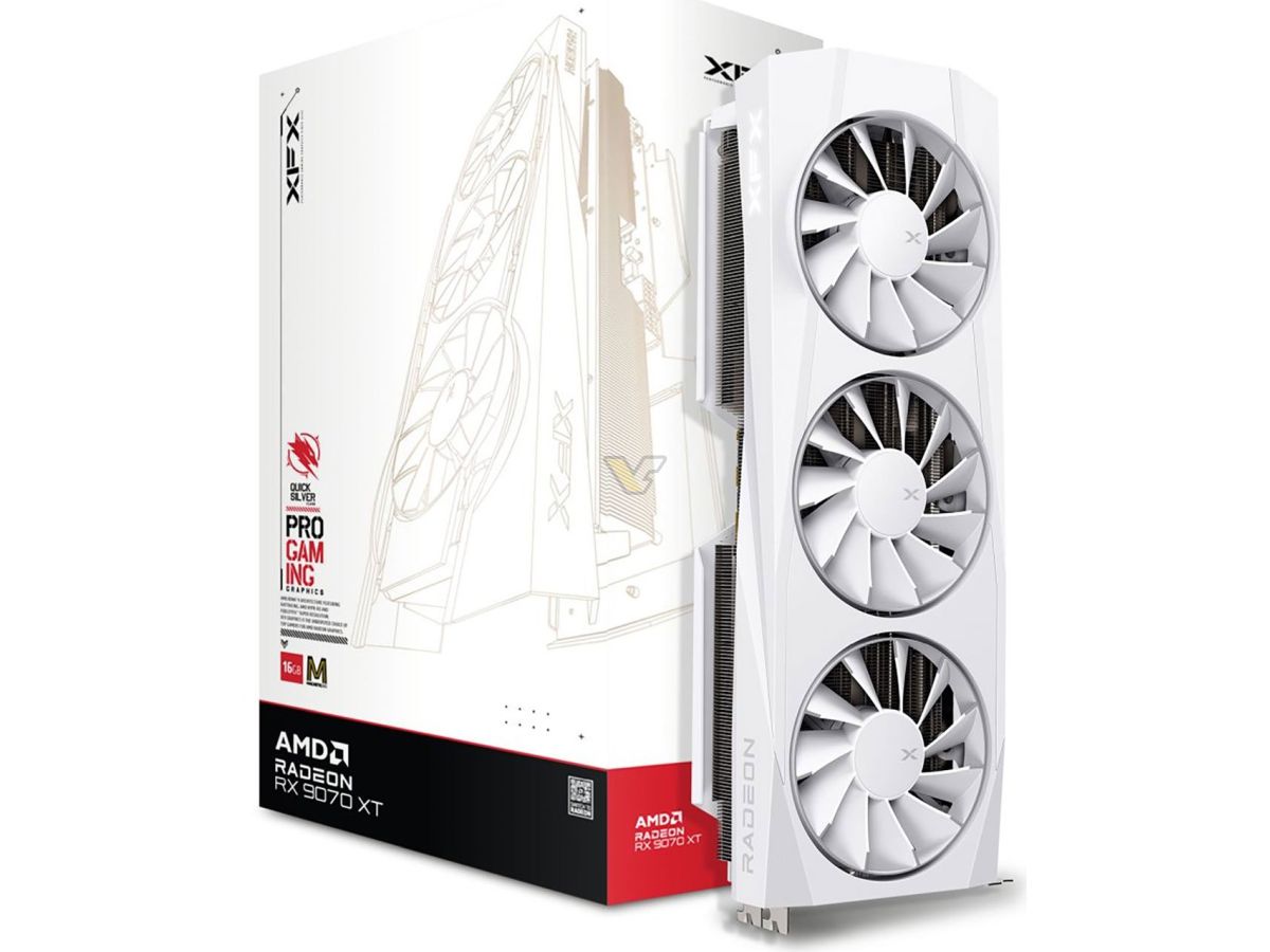 XFX 讯景将推至少 9 款 Radon RX 9070 XT 显卡，分属三大产品线