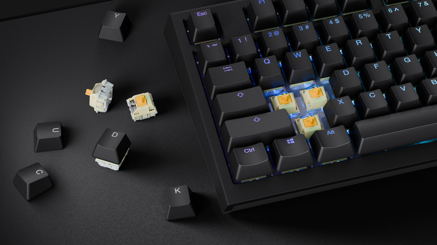Ducky 推出电感模拟轴体机械键盘 One X Wireless，100%、60% 双配列可选