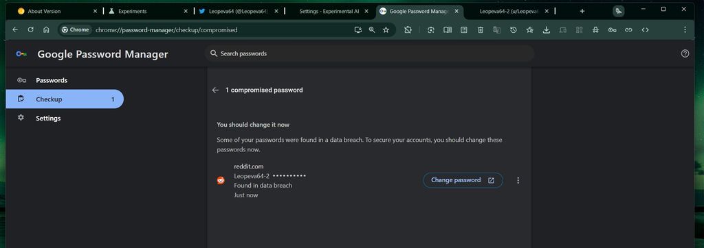 AI 加持：谷歌 Chrome 浏览器测试一键更新泄露密码功能