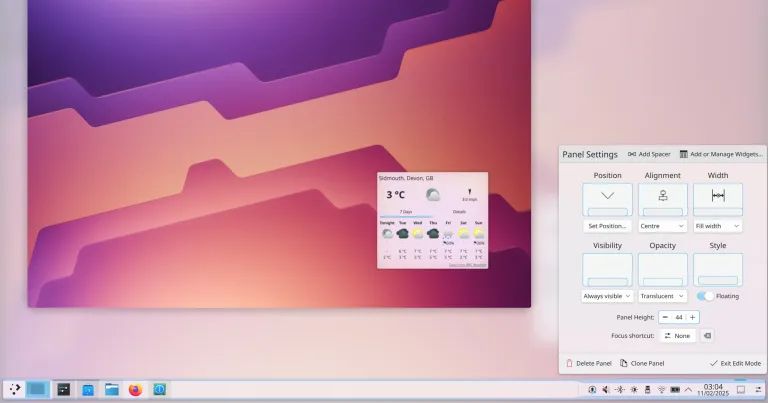 KDE Plasma 6.3 桌面环境发布：像素级优化、升级创意工具、增强定制选项、改善 CPU 监控