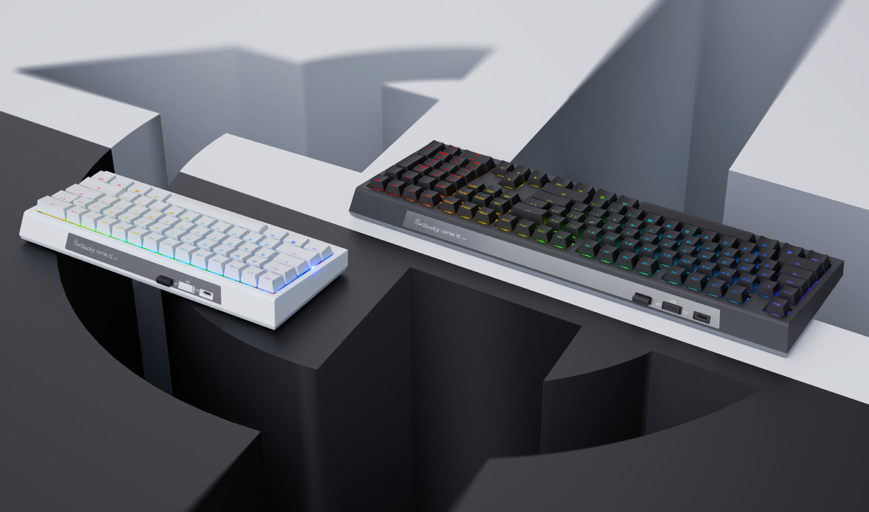 Ducky 推出电感模拟轴体机械键盘 One X Wireless，100%、60% 双配列可选
